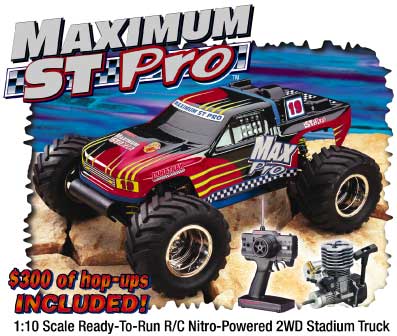 duratrax maximum st nitro truck